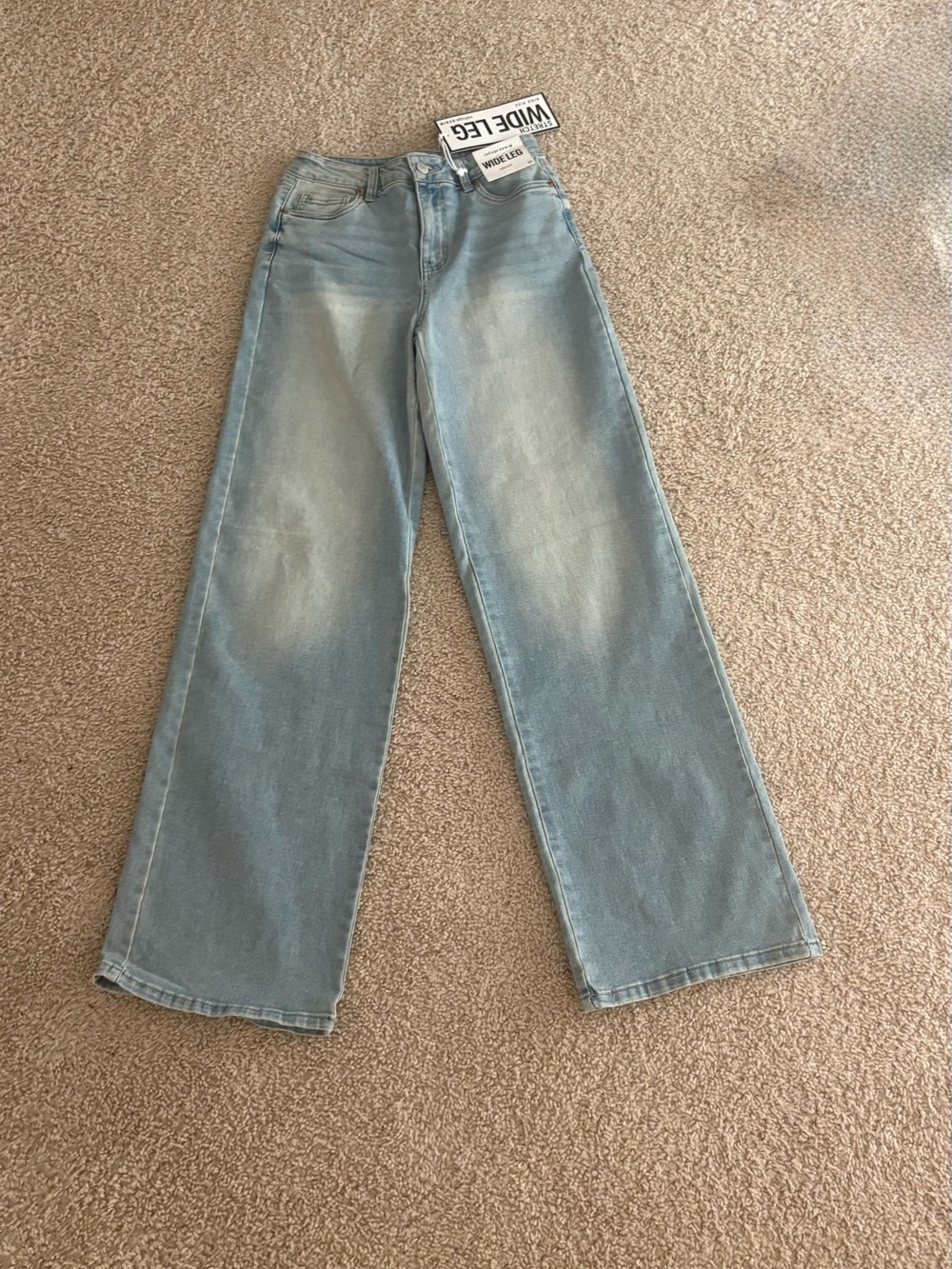 refuge Light Blue Wide Leg Jeans